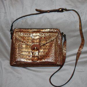 NWOT Patricia Nash Avellino Purse-Metallic Gold Tan (MATCHING WALLET SEPARATELY)